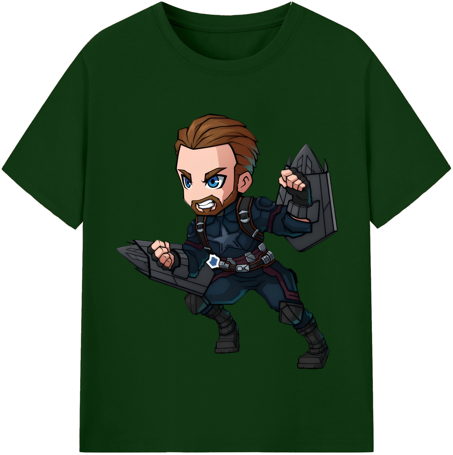 （画像用） アベンジャーズ The Avengers 綿100％半袖Tシャツ（フロントプリント）